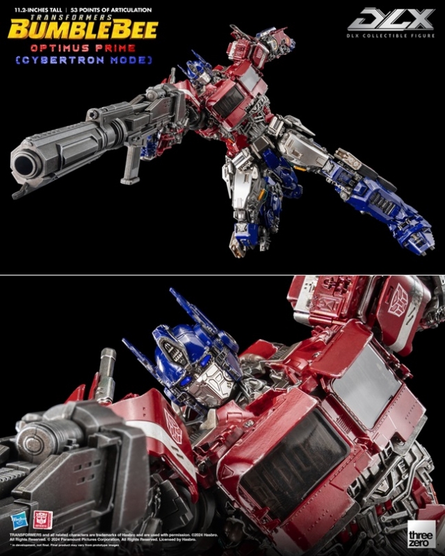 Optimus Prime (Cybertron Mode) DLX Scale Collectible Figure | Transformers Transformers: Bumblebee | threezero