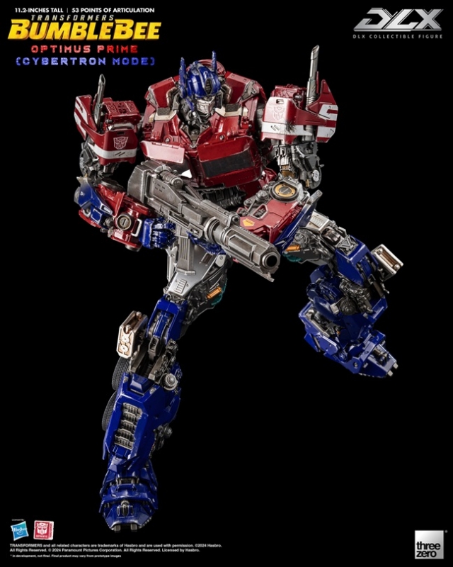 Optimus Prime (Cybertron Mode) DLX Scale Collectible Figure | Transformers Transformers: Bumblebee | threezero