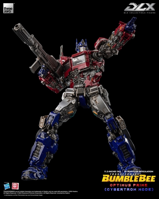 Optimus Prime (Cybertron Mode) DLX Scale Collectible Figure | Transformers Transformers: Bumblebee | threezero