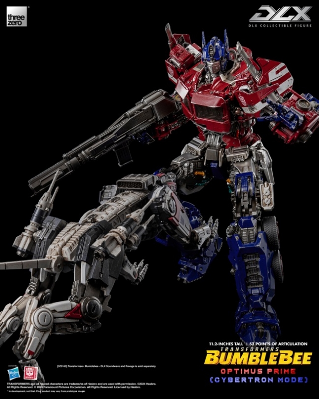 Optimus Prime (Cybertron Mode) DLX Scale Collectible Figure | Transformers Transformers: Bumblebee | threezero