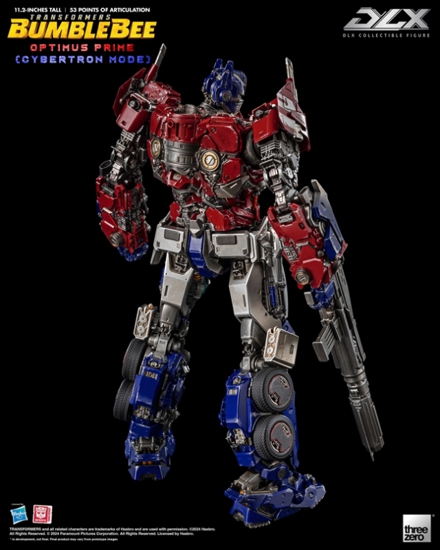 Optimus Prime (Cybertron Mode) DLX Scale Collectible Figure | Transformers Transformers: Bumblebee | threezero