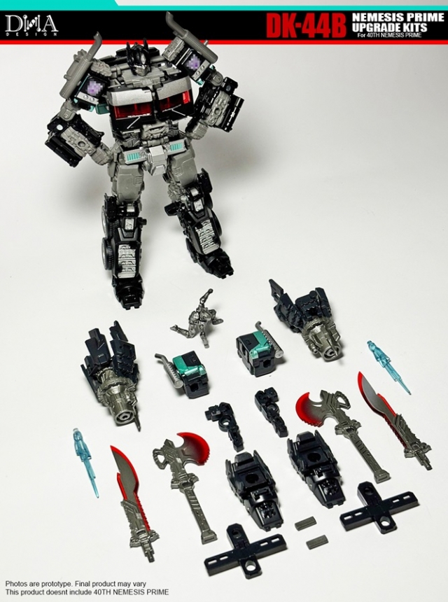 DK-44B Upgrade Kit for Transformers: Rise of the Beasts Nemesis Prime 40th Selection | Dna Design | Upgrade Kit