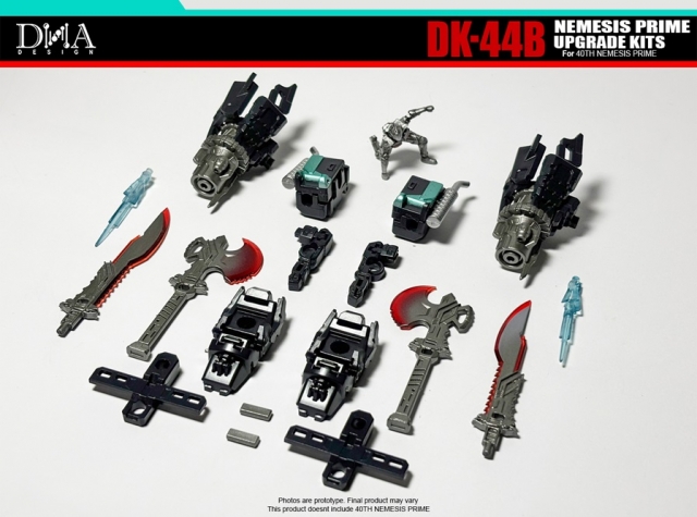 DK-44B Upgrade Kit for Transformers: Rise of the Beasts Nemesis Prime 40th Selection | Dna Design | Upgrade Kit