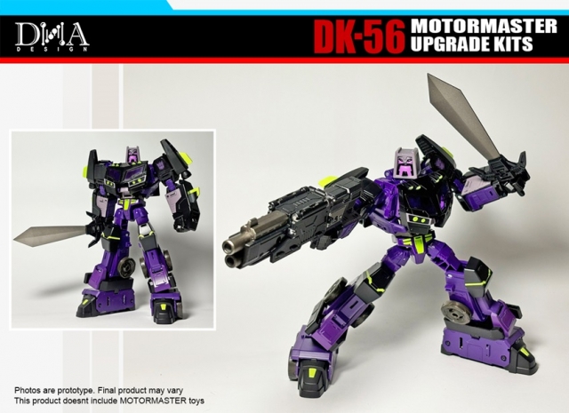DK-56 Upgrade Kit for Transformers: Legacy United Animated Universe Motormaster | Dna Design | Upgrade Kit