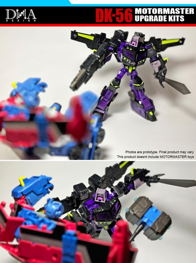 DK-56 Upgrade Kit for Transformers: Legacy United Animated Universe Motormaster | Dna Design | Upgrade Kit