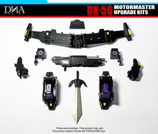 DK-56 Upgrade Kit for Transformers: Legacy United Animated Universe Motormaster | Dna Design | Upgrade Kit
