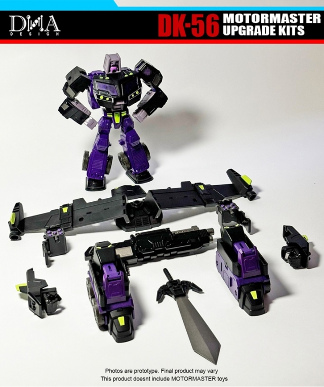 DK-56 Upgrade Kit for Transformers: Legacy United Animated Universe Motormaster | Dna Design | Upgrade Kit