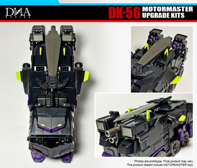 DK-56 Upgrade Kit for Transformers: Legacy United Animated Universe Motormaster | Dna Design | Upgrade Kit