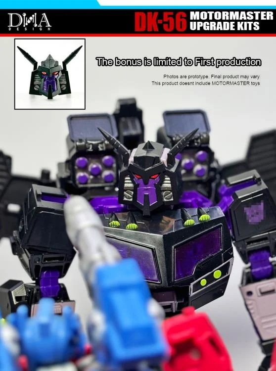 DK-56 Upgrade Kit for Transformers: Legacy United Animated Universe Motormaster | Dna Design | Upgrade Kit