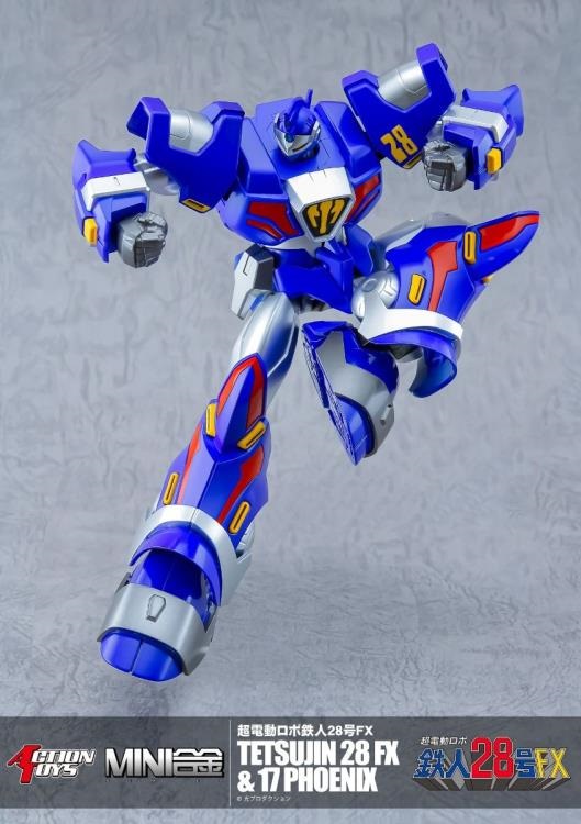 Tetsujin 28 GO FX and 17 Phoenix | Mini Action Gokin Series | Action Toys