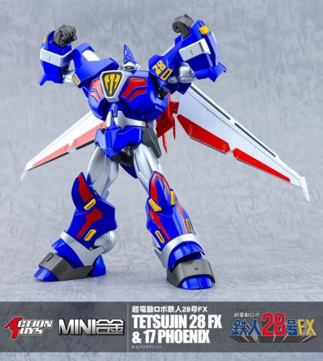 Tetsujin 28 GO FX and 17 Phoenix | Mini Action Gokin Series | Action Toys