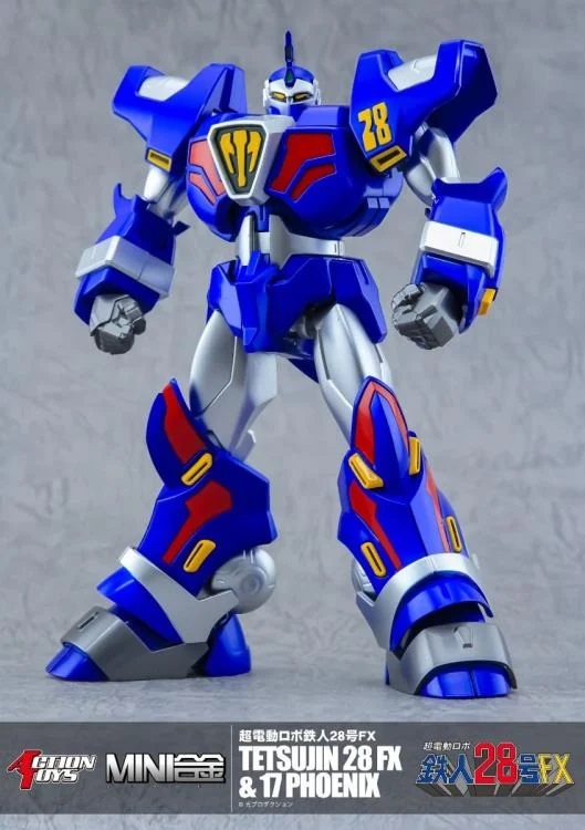Tetsujin 28 GO FX and 17 Phoenix | Mini Action Gokin Series | Action Toys
