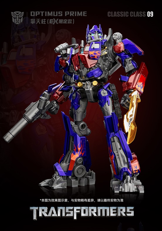 Optimus Prime EX and Megatron Frozen Armor Set of 2 Classic Class Model Kits | Transformers (2007) | Blokees
