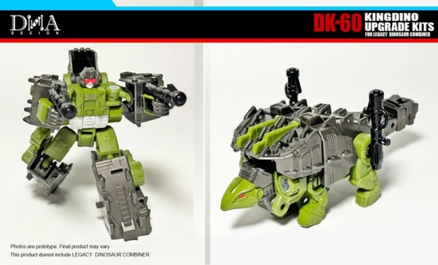 DK-60 Upgrade Kit for Transformers: Legacy United Decepticon Dinoking | Dna Design | Upgrade Kit