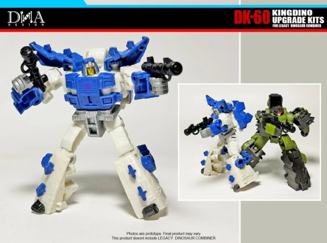 DK-60 Upgrade Kit for Transformers: Legacy United Decepticon Dinoking | Dna Design | Upgrade Kit