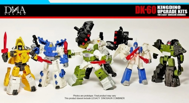 DK-60 Upgrade Kit for Transformers: Legacy United Decepticon Dinoking | Dna Design | Upgrade Kit
