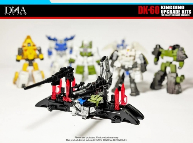 DK-60 Upgrade Kit for Transformers: Legacy United Decepticon Dinoking | Dna Design | Upgrade Kit