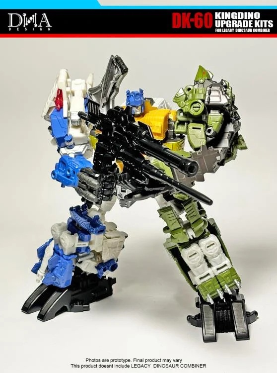 DK-60 Upgrade Kit for Transformers: Legacy United Decepticon Dinoking | Dna Design | Upgrade Kit