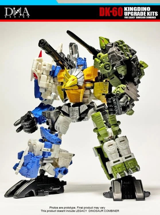 DK-60 Upgrade Kit for Transformers: Legacy United Decepticon Dinoking | Dna Design | Upgrade Kit