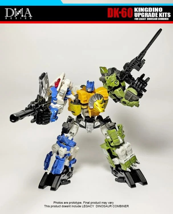 DK-60 Upgrade Kit for Transformers: Legacy United Decepticon Dinoking | Dna Design | Upgrade Kit