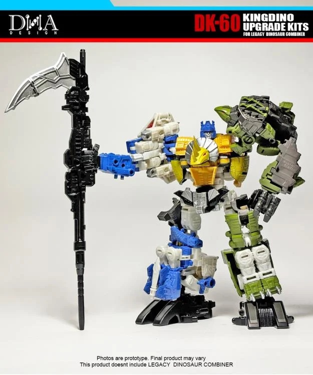 DK-60 Upgrade Kit for Transformers: Legacy United Decepticon Dinoking | Dna Design | Upgrade Kit