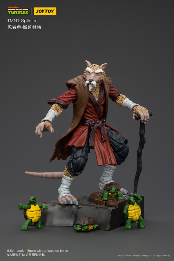 Splinter 1/18 Scale | Teenage Mutant Ninja Turtles | Joy Toy