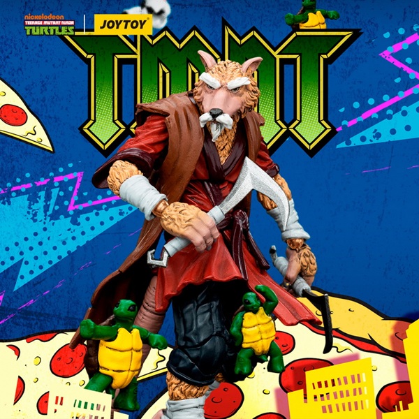 Splinter 1/18 Scale | Teenage Mutant Ninja Turtles | Joy Toy