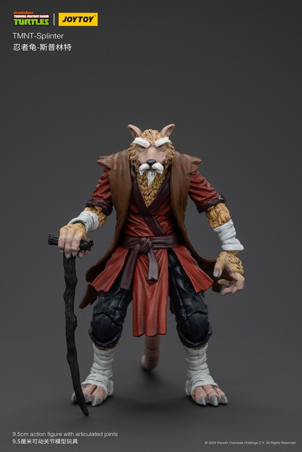Splinter 1/18 Scale | Teenage Mutant Ninja Turtles | Joy Toy