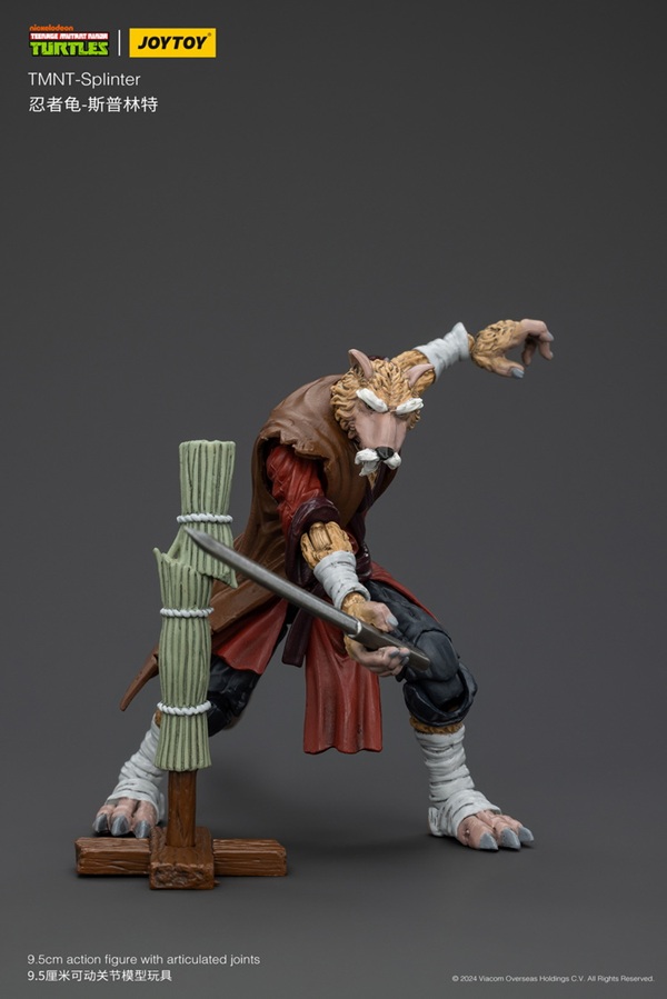 Splinter 1/18 Scale | Teenage Mutant Ninja Turtles | Joy Toy