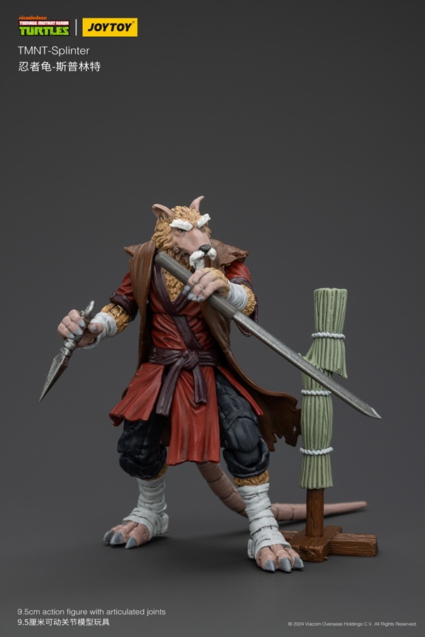 Splinter 1/18 Scale | Teenage Mutant Ninja Turtles | Joy Toy