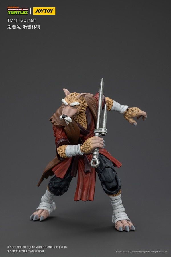 Splinter 1/18 Scale | Teenage Mutant Ninja Turtles | Joy Toy