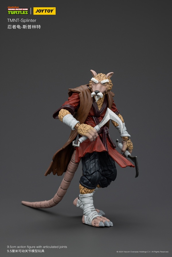 Splinter 1/18 Scale | Teenage Mutant Ninja Turtles | Joy Toy