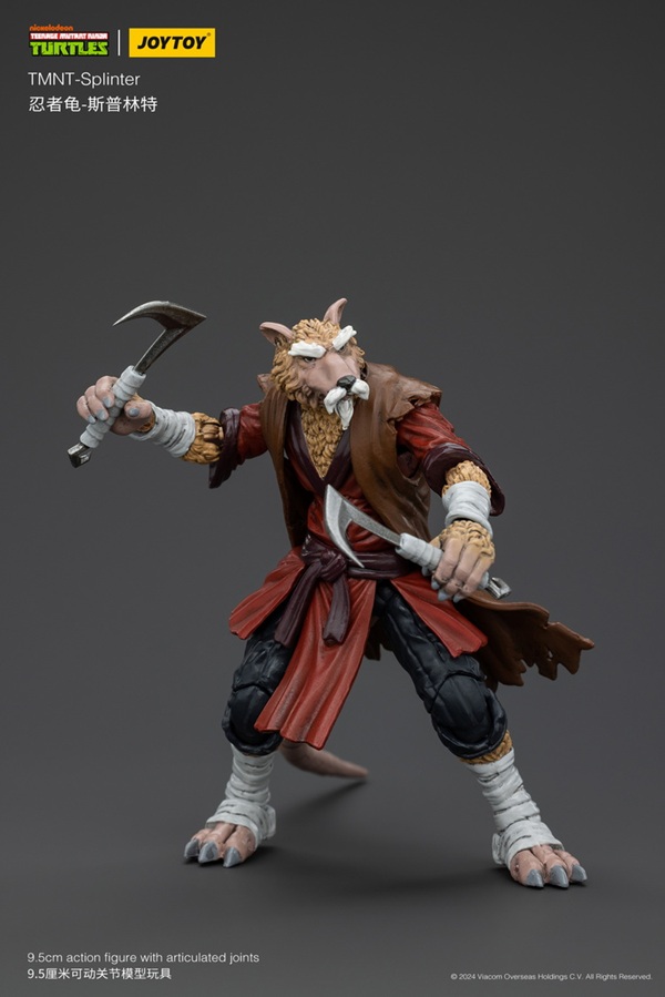 Splinter 1/18 Scale | Teenage Mutant Ninja Turtles | Joy Toy