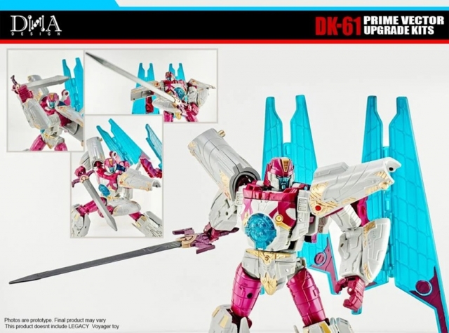 DK-61 Upgrade Kit for Transformers: Legacy United Vector Prime | Dna Design | Upgrade Kit