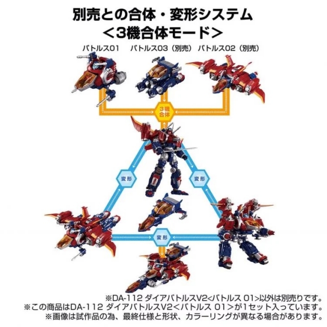 DA-112 Dia-Battles V2 Battles 01 | Diaclone Reboot
