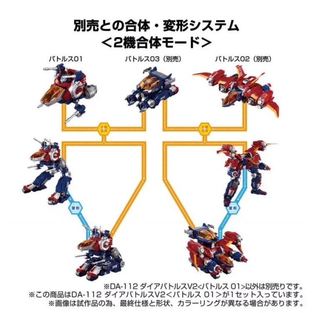 DA-112 Dia-Battles V2 Battles 01 | Diaclone Reboot