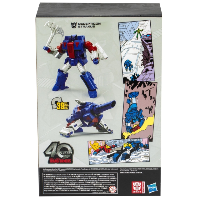 Decepticon Straxus Comic Edition | Online Exclusive | Transformers Generations 40th Anniversary
