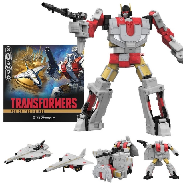 Aerialbot Silverbolt Commander Class | Transformers: Ages of the Primes | Hasbro, Takara Tomy