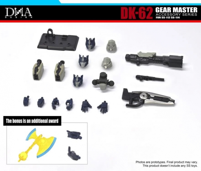 DK-62 Upgrade Kit for Transformers: One Deluxe SS-112 Optimus Prime and Deluxe SS-114 Megatron | Dna Design | Upgrade Kit