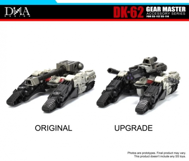 DK-62 Upgrade Kit for Transformers: One Deluxe SS-112 Optimus Prime and Deluxe SS-114 Megatron | Dna Design | Upgrade Kit
