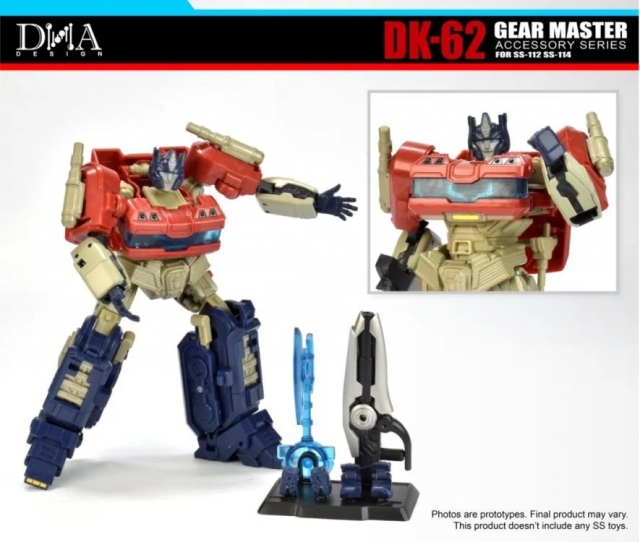 DK-62 Upgrade Kit for Transformers: One Deluxe SS-112 Optimus Prime and Deluxe SS-114 Megatron | Dna Design | Upgrade Kit