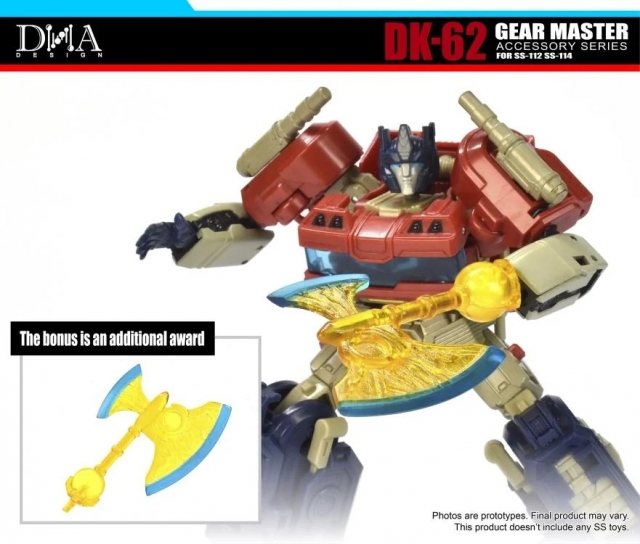 DK-62 Upgrade Kit for Transformers: One Deluxe SS-112 Optimus Prime and Deluxe SS-114 Megatron | Dna Design | Upgrade Kit