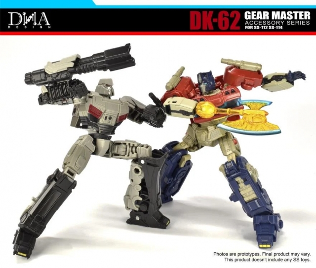 DK-62 Upgrade Kit for Transformers: One Deluxe SS-112 Optimus Prime and Deluxe SS-114 Megatron | Dna Design | Upgrade Kit