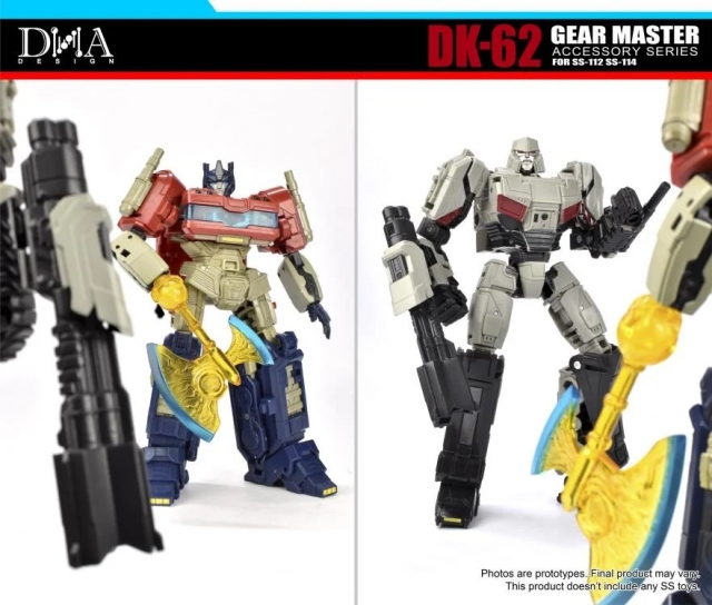 DK-62 Upgrade Kit for Transformers: One Deluxe SS-112 Optimus Prime and Deluxe SS-114 Megatron | Dna Design | Upgrade Kit