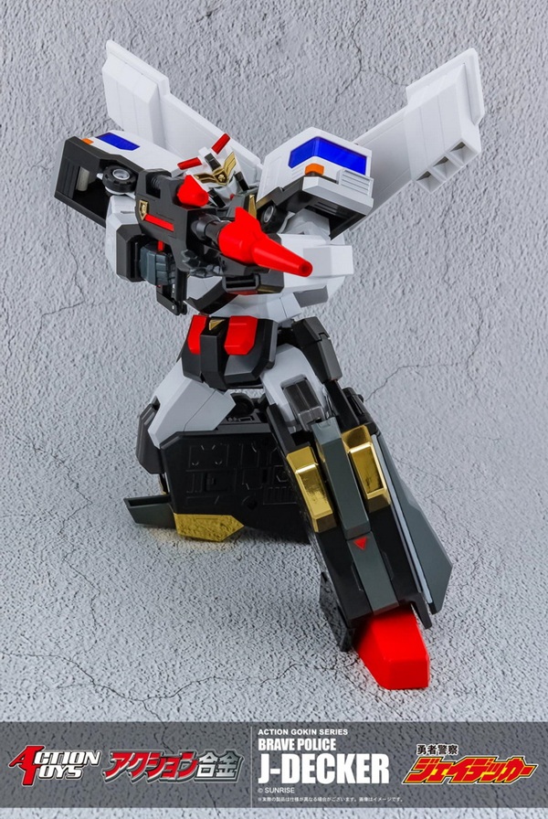 J-Decker Action Gokin | The Brave Police J-Decker | Action Toys