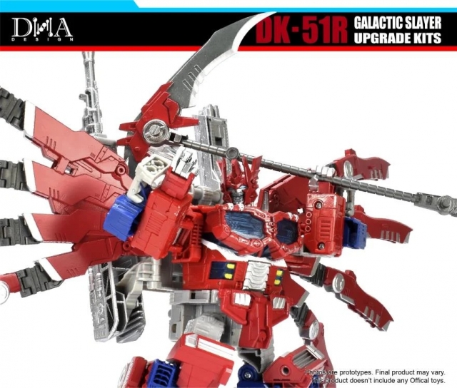 DK-51R Upgrade Kit for Transformers Leader Class WFC-S40 Optimus Prime | Dna Design | Upgrade Kit