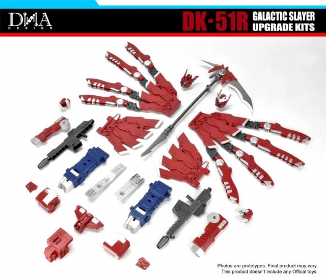 DK-51R Upgrade Kit for Transformers Leader Class WFC-S40 Optimus Prime | Dna Design | Upgrade Kit