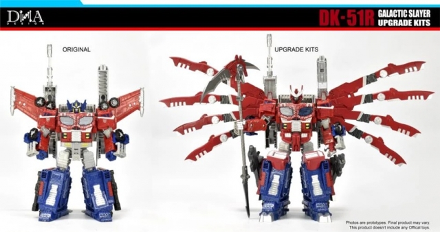 DK-51R Upgrade Kit for Transformers Leader Class WFC-S40 Optimus Prime | Dna Design | Upgrade Kit