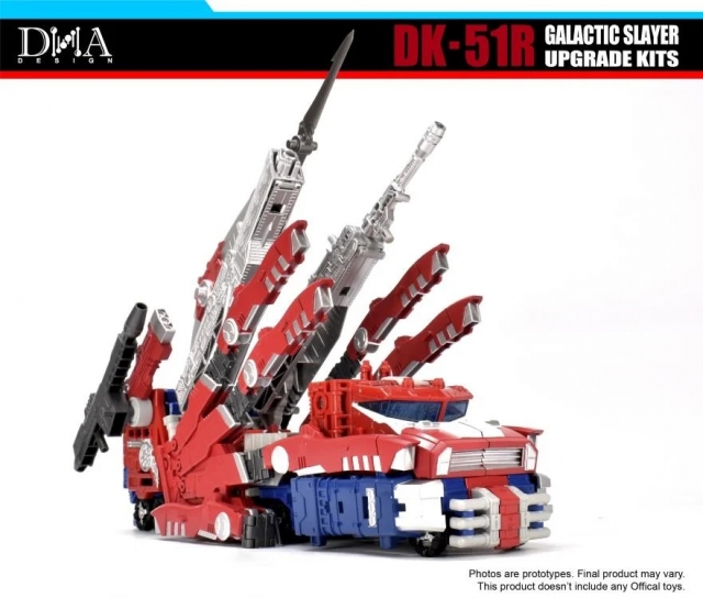 DK-51R Upgrade Kit for Transformers Leader Class WFC-S40 Optimus Prime | Dna Design | Upgrade Kit