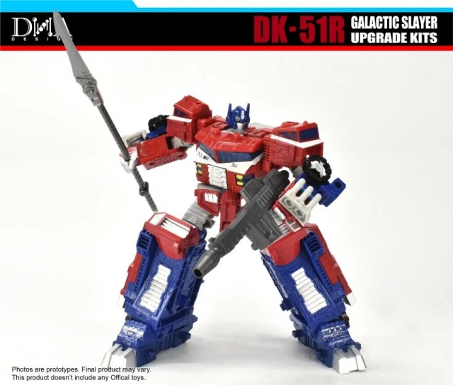 DK-51R Upgrade Kit for Transformers Leader Class WFC-S40 Optimus Prime | Dna Design | Upgrade Kit